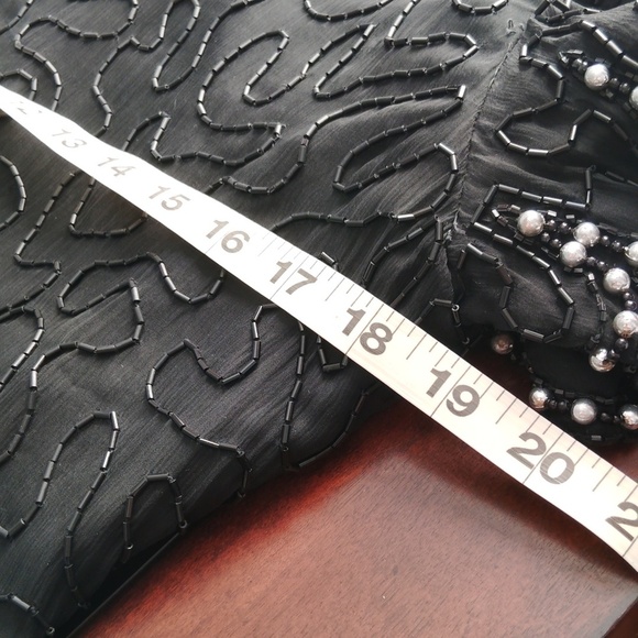 Lawrence Kazar Sequined Dress made in India size Large - Picture 12 of 12